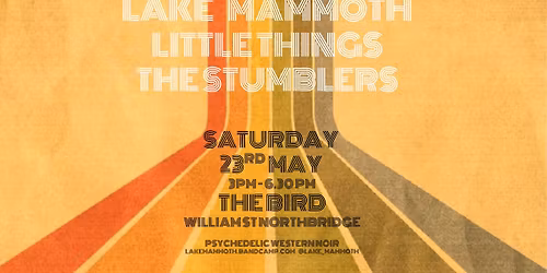 Lake Mammoth, Little Things and The Stumblers