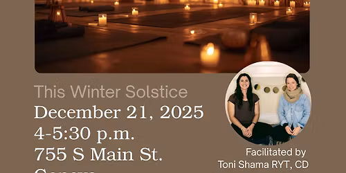 Deep Rest: A candlelit Acupuncture Restorative Yoga Sound Journey