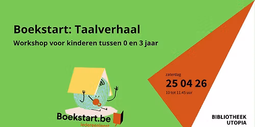 Taalverhaal: workshop voor kinderen tussen 0 en 3 jaar