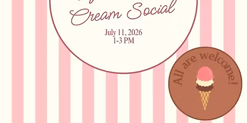Neapolitan Ice Cream Social