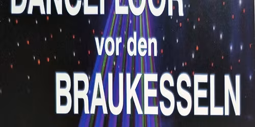 Dancefloor vor den Braukesseln in der HANSENS BRAUEREI