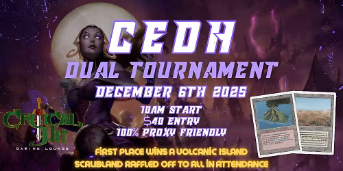 CEDH Dual Tournament - December 6th