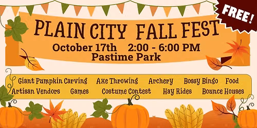 2026 Plain City FALL FEST!