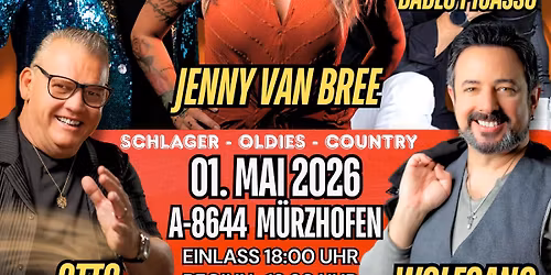 Jenny van Bree live - Tanz in den Mai - Event Stadtl Zinkis Jausenbrettl M\u00fcrzhofen - Steiermark