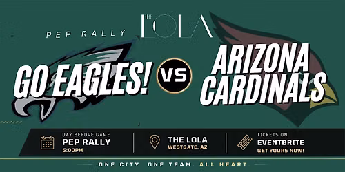Philadelphia Eagles Pep Rally at The LOLA