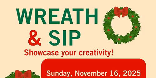 MommyGyrl Christmas Wreath & Sip