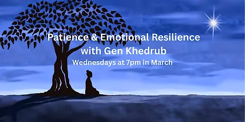 Patience & Emotional Resilience -Wednesday 7pm meditation class