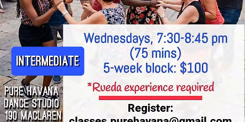 RUEDA DE CASINO Intermediate level (5-week block)