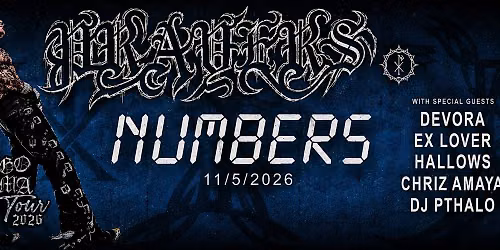 PRAYERS NoTengo Calma Tour:NUMBERS Devora\/ Ex Lover\/ Hallows\/ Chriz Amaya