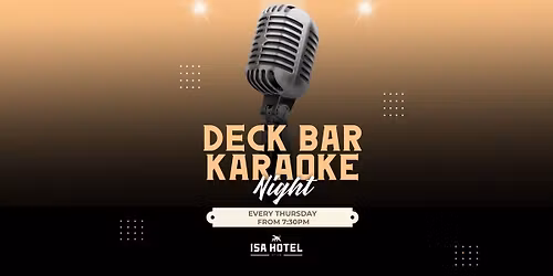 Isa Hotel Deck Bar Karaoke 