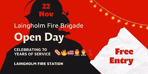 \ud83d\udd25 Laingholm Fire Station Open Day \u2014 Celebrating 70 Years of Service \ud83d\udd25
