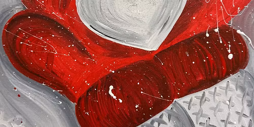 Valentine Snow Paint & Sip