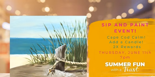 Cape Cod Calm! Add a Candle! 2X Rewards