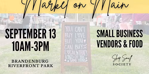 Market On Main: September 13