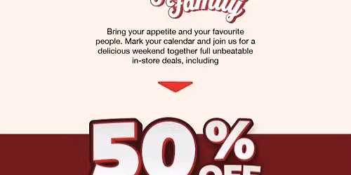 Friends and Family Event\ud83c\udf89\u2764\ufe0f