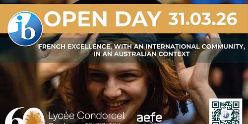 IB Open day - Lyc\u00e9e Condorcet of Sydney - Y11 & Y12