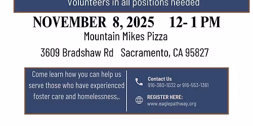 Eagle Pathway Volunteers Orientation