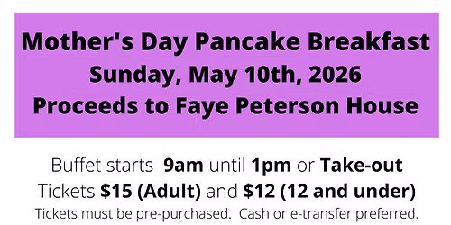Mother's Day Pancake Breakfast