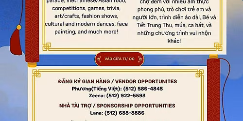 AUSTIN VIETNAMESE MID-AUTUMN FESTIVAL & NIGHT MARKET