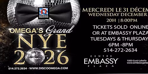 OMEGA'S GRAND NYE 2026