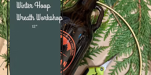 Metal Hoop Wreath 