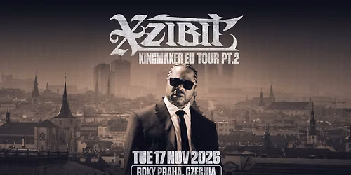 Xzibit live in Prague at Roxy, Kingmaker Tour 2026