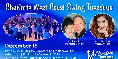 Charlotte West Coast Swing Tuesday