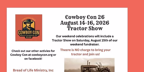 Cowboy Con Tractor Show