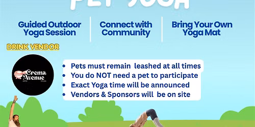 FREE COMMUNITY PET YOGA