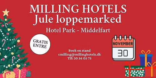 Jule loppemarked p\u00e5 Milling Hotel Park
