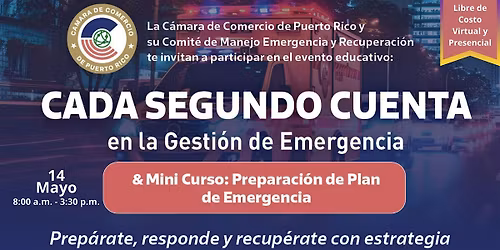 14 May Libre de Costo 2026 Cada Segundo Cuenta en la Gestion de Emergencias