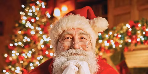 Santa Photos in the Candy Cane Station