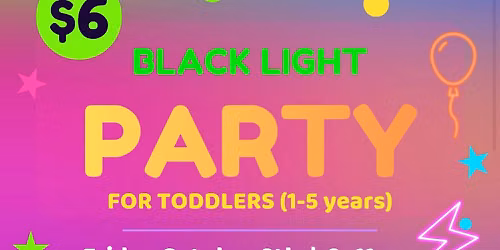 Toddler Blacklight Party!!