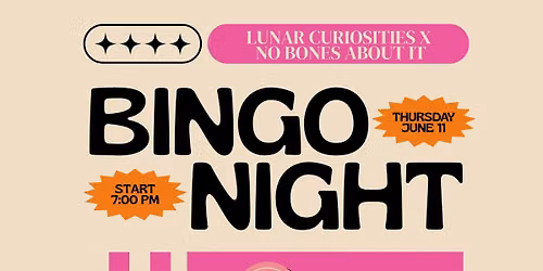 Oddities Bingo with No Bones About It