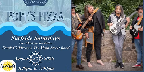 Surfside Saturdays | Live Music: Frank Childress & The Main Street Band