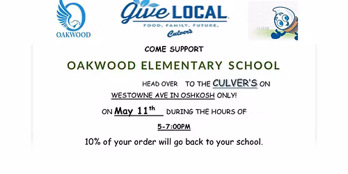 Culvers Donate While You Dine Night