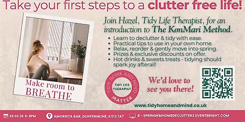 Spring Home Declutter & Tidy - The Kon Mari Way!