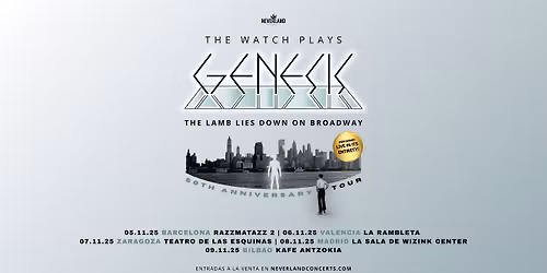 The Watch plays Genesis - The Lamb Lies Down On Broadway 50th Anniversary tour \/\/ Bilbao
