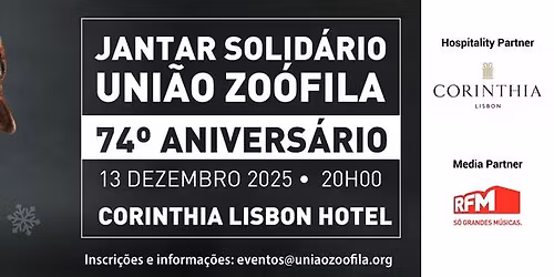 Jantar comemorativo do 74\u00ba anivers\u00e1rio da Uni\u00e3o Zo\u00f3fila