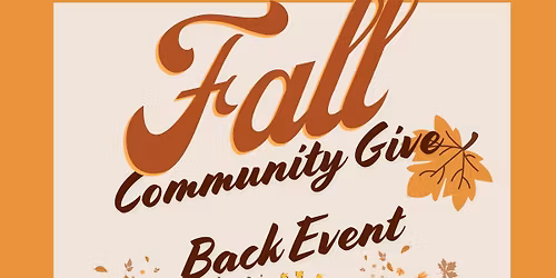 Fall Community Giveback Event - Back Bay Mission