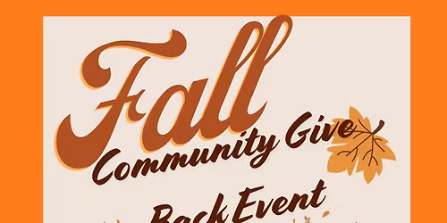 Fall Community Giveback Event - Back Bay Mission