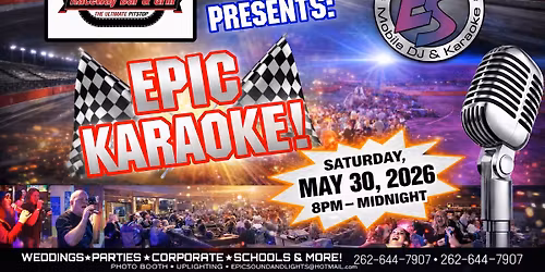 Epic Karaoke at Raceway Bar & Grill!