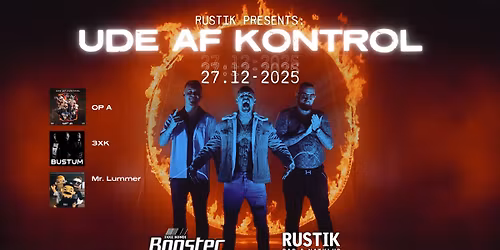 UDE AF KONTROL X BOOSTER X D. 27 DECEMBER