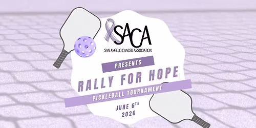 Rally for Hope - Pickleball Tournament