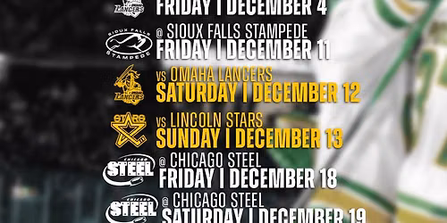 Chicago Steel at Sioux Falls Stampede at Denny Sanford PREMIER Center