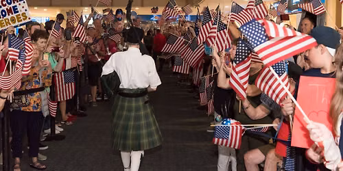 Flight "Welcome Home" SANFORD International (SFB) - Honor Flight Central Florida Mission #37