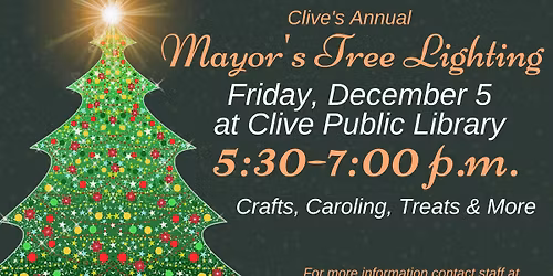 Clive's Annual Mayor's Tree Lighting