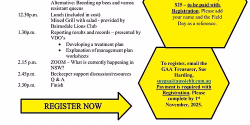 FIELD DAY @ BAIRNSDALE ~ GIPPSLAND APIARIST ASSOCIATION
