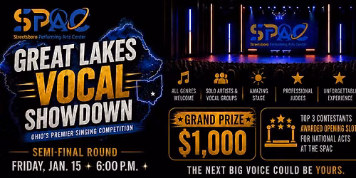 Great Lakes Vocal Showdown: Semi-final
