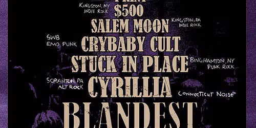 3rd Annual The Show: Scranton Indie-Rock Fest! 
